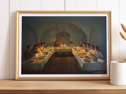 In Remembrance Last Supper Fine Art Print