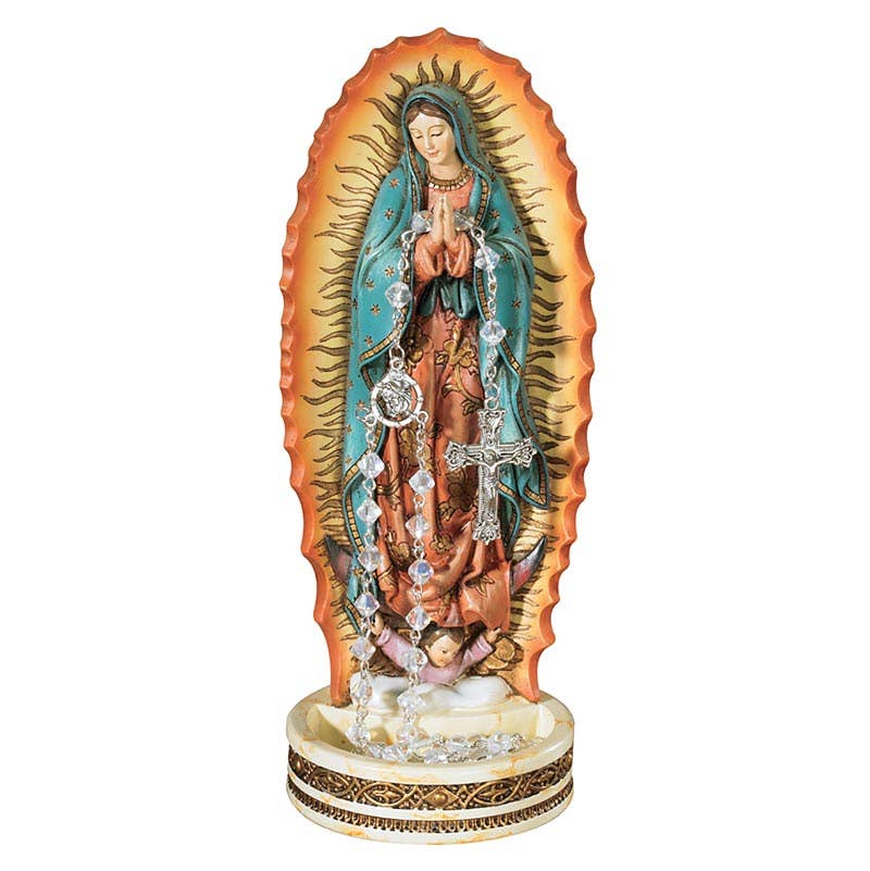 OL Guadalupe Rosary Holder