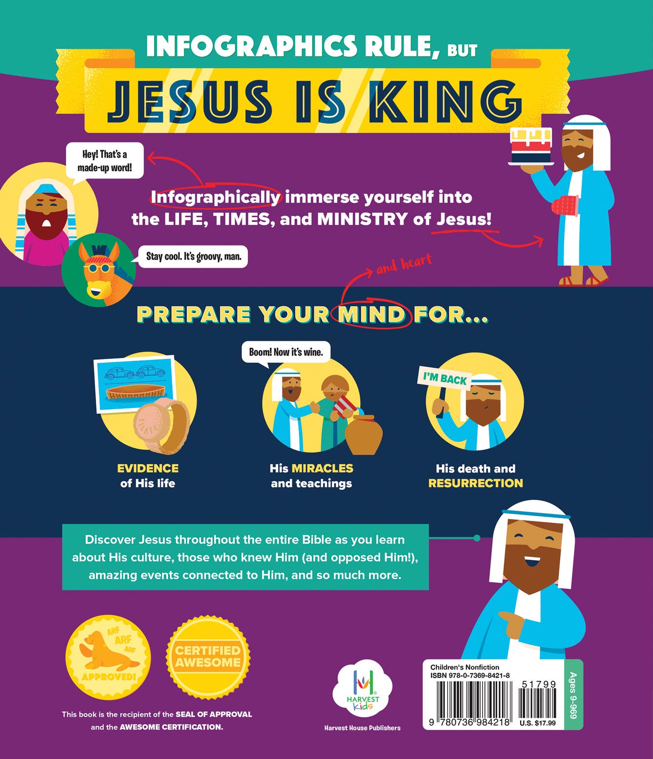 Bible Infographics for Kids Epic Guide to Jesus, Book-Tweens