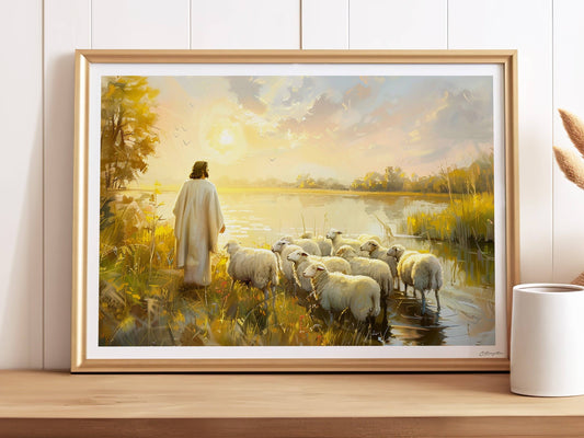 The Lord is My Shepherd Fine Art Print