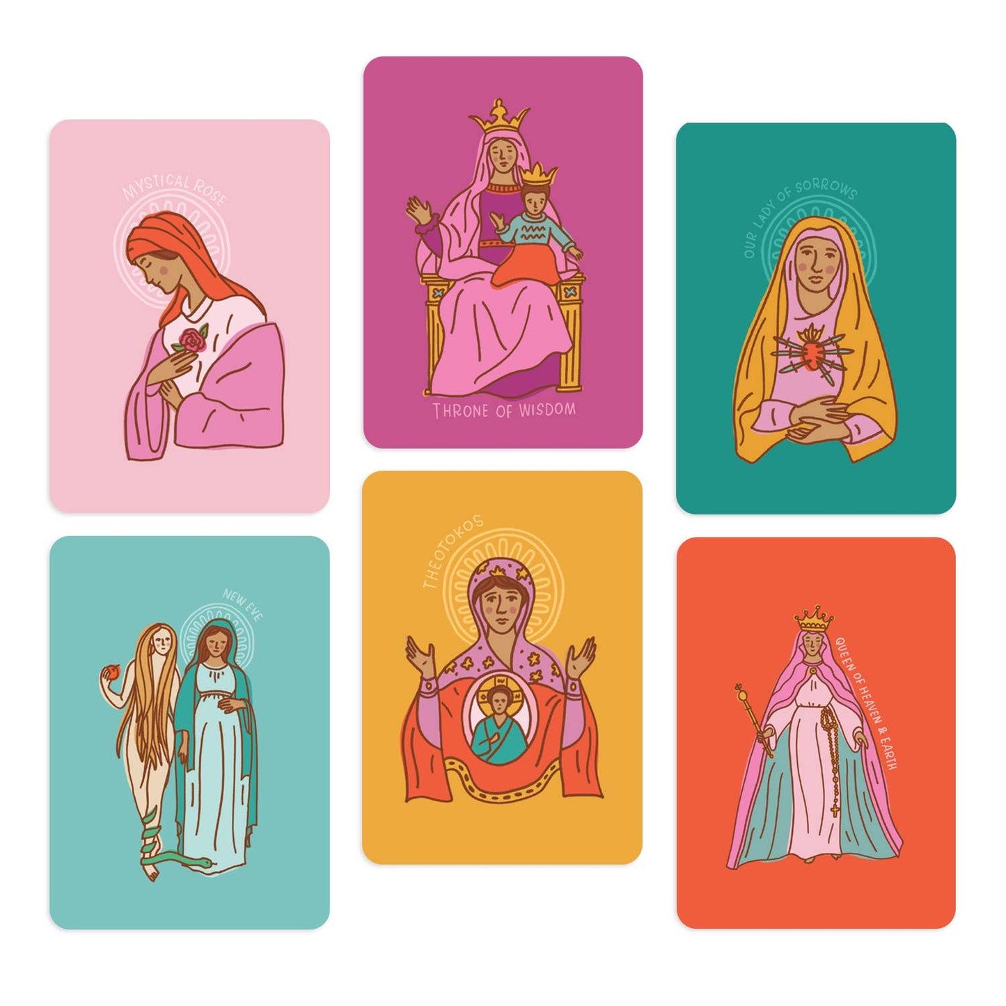 Holy Cards - Marian Pack (28 cards)