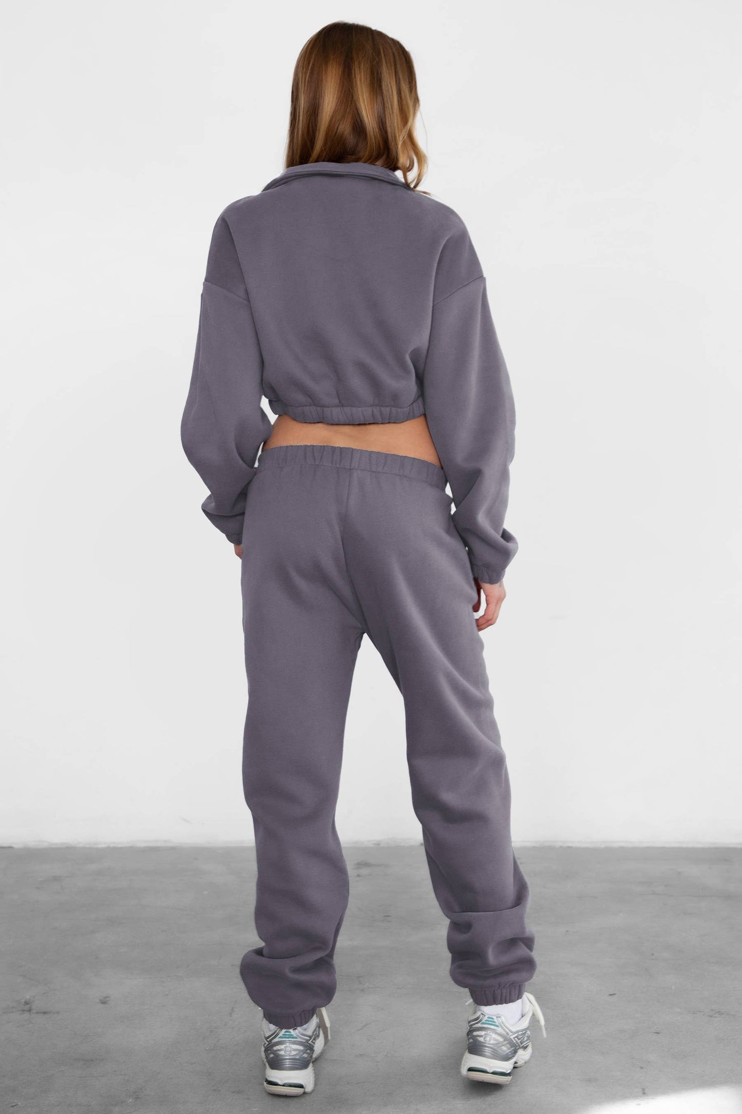 DOVE  Plush Fleece Lounge High Waist Sweatpants With Pockets
