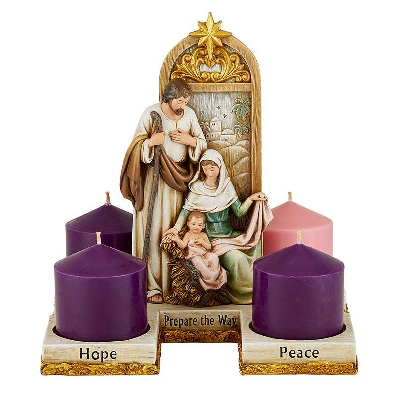 Prepare the Way Advent Candleholder