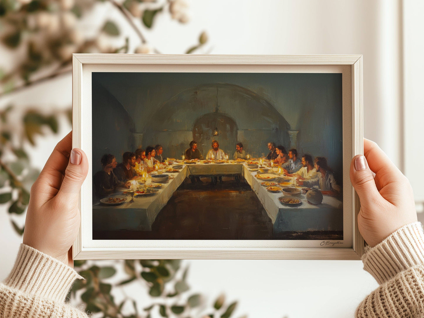 In Remembrance Last Supper Fine Art Print