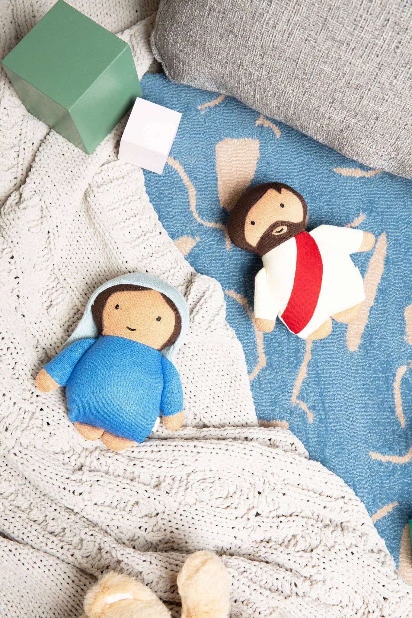 Mary Plush Rattle Doll | Catholic Baby Doll | Gift for Baby