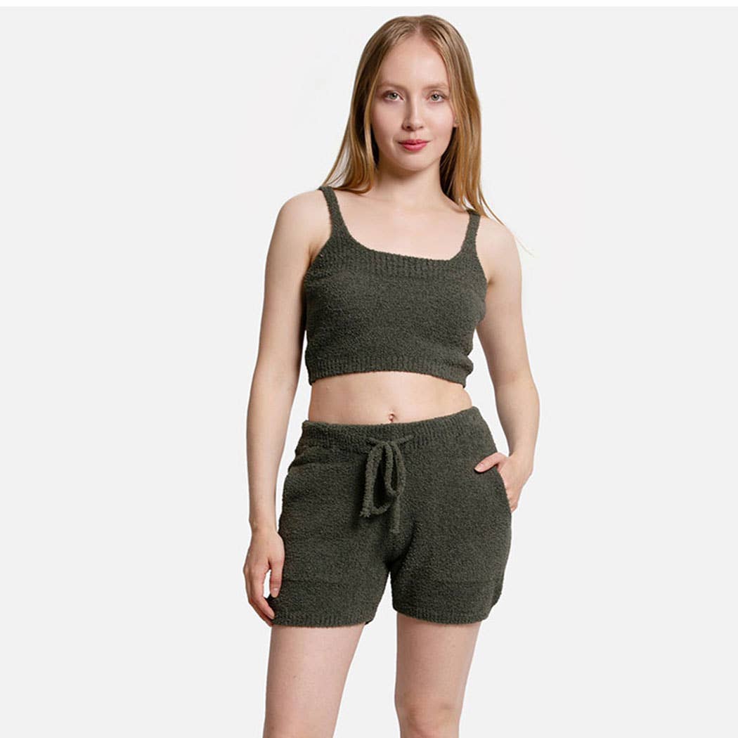 Women's Solid Color Crop Top