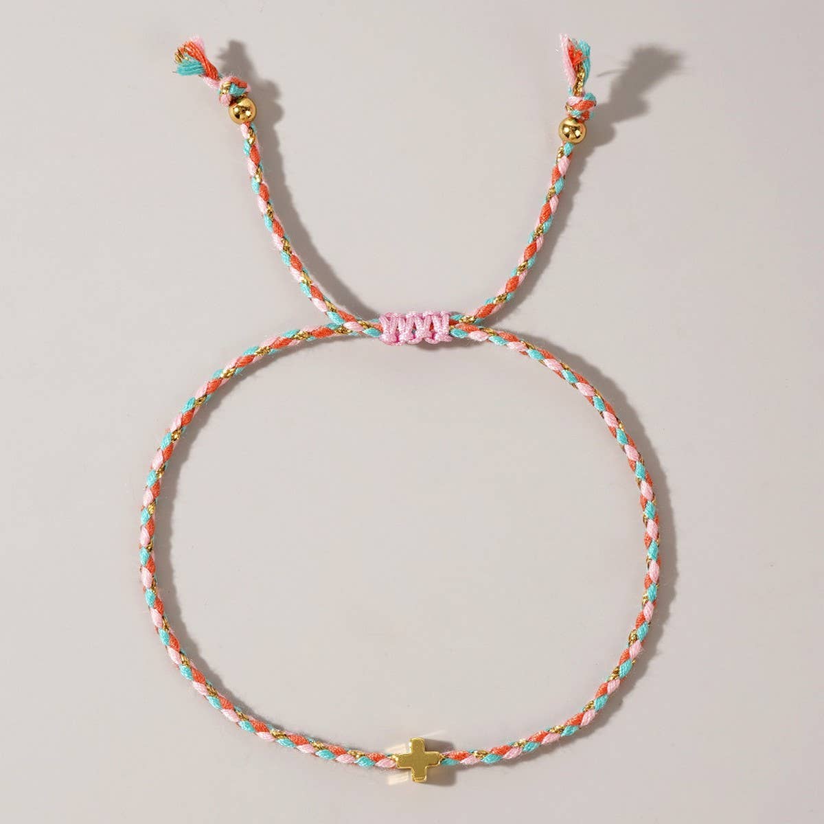 Cotton Cross Bracelet
