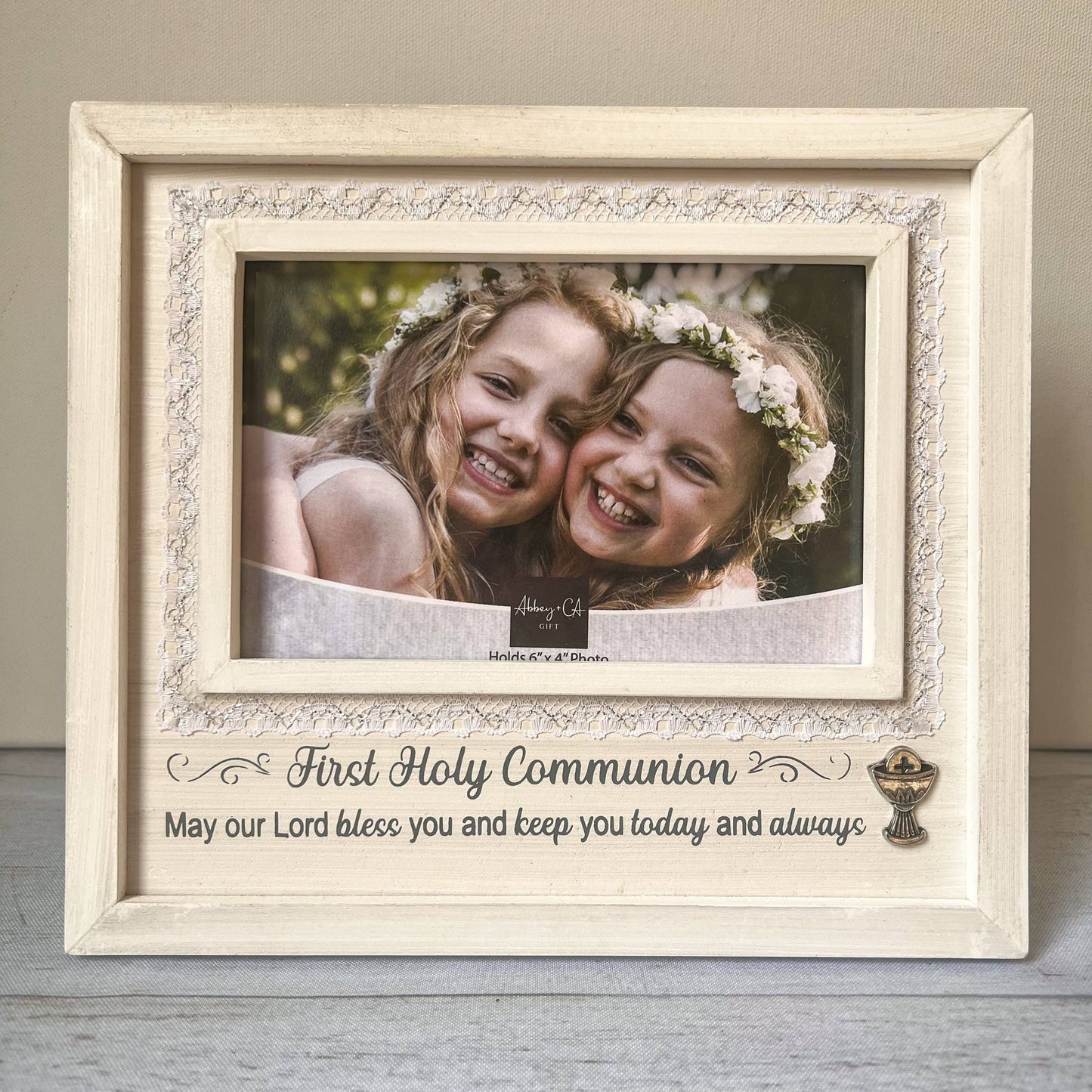 Lace Detail Communion Frame