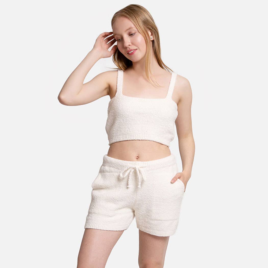 Women's Solid Color Crop Top