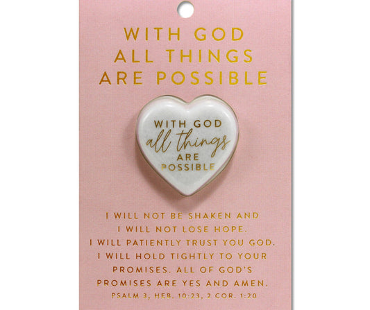 LCP Heart Stone Card With God All Things