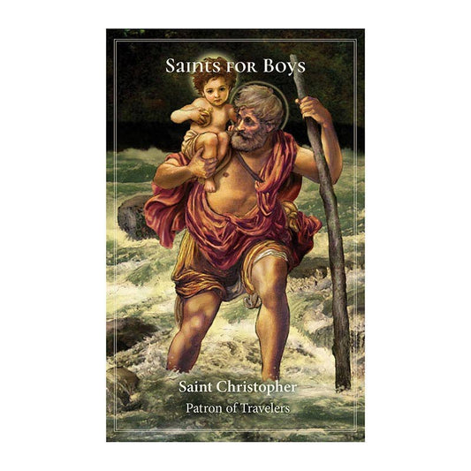 Saints For Boys Folded Prayer Card
