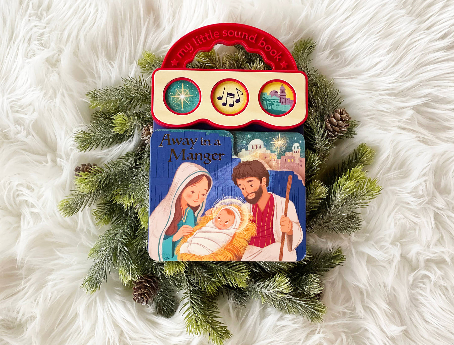 Away in a Manger Nativity 3-Button Jesus Sound Book