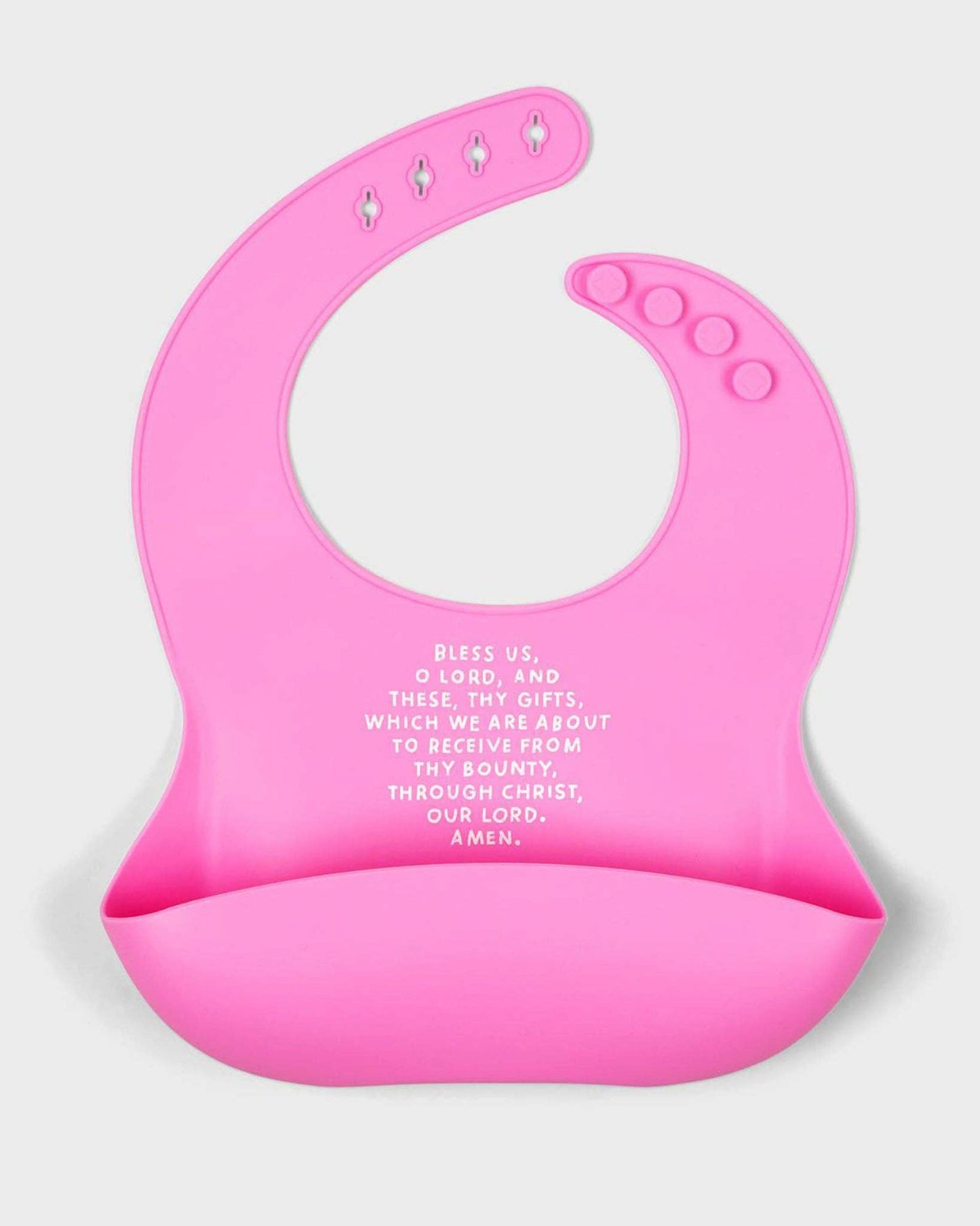 Meal Blessing Silicone Bib