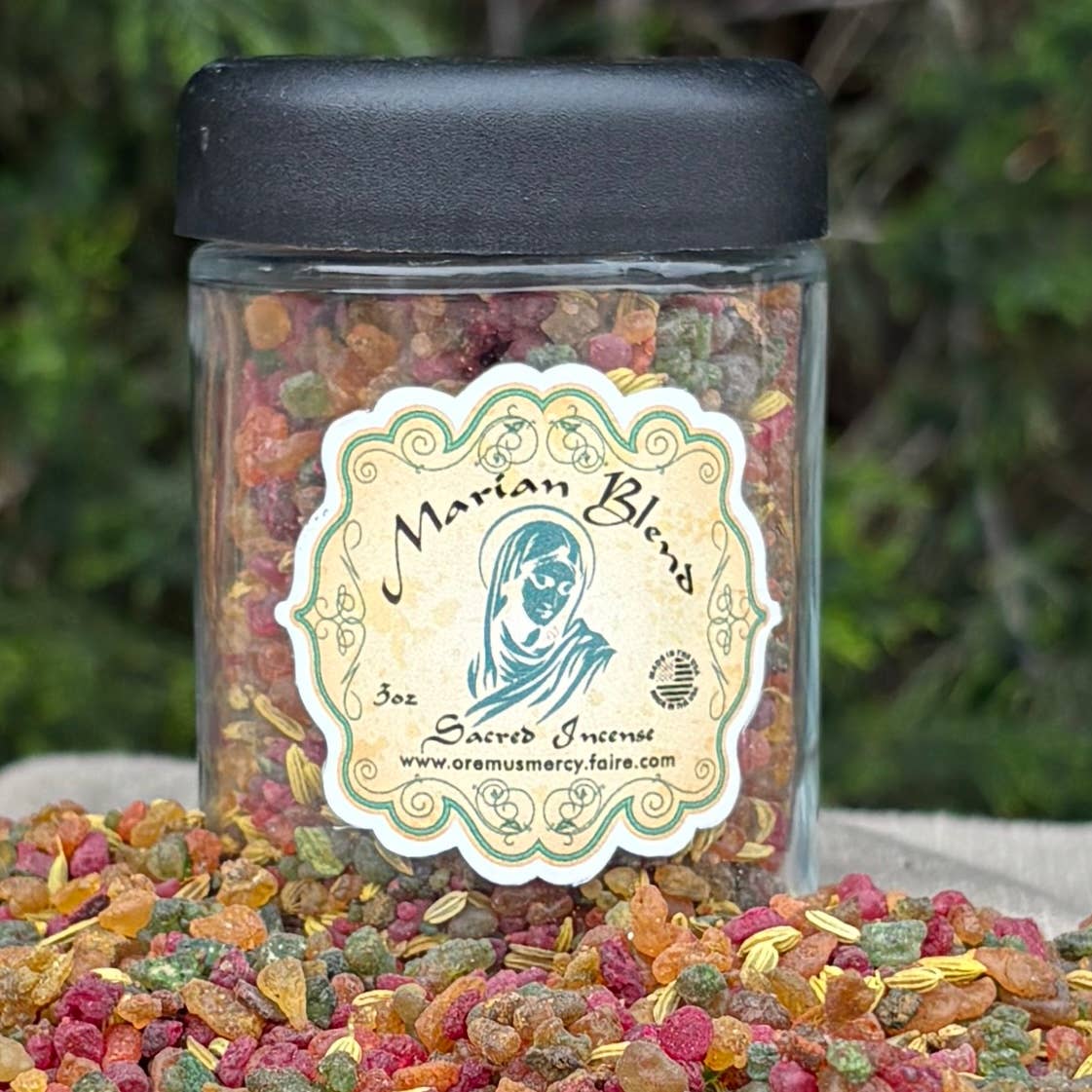 Marian Blend Incense    3 oz