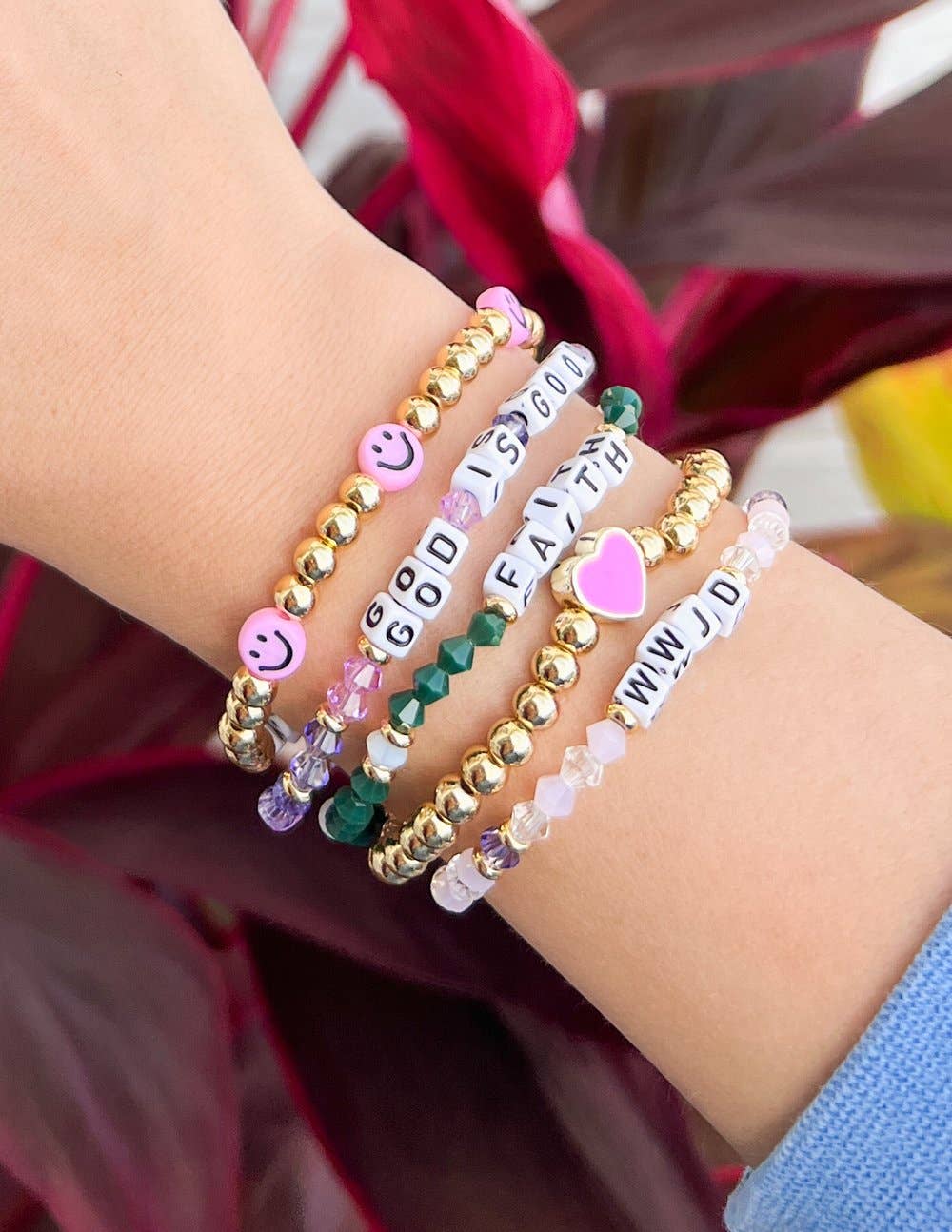 WWJD Letter Bracelet