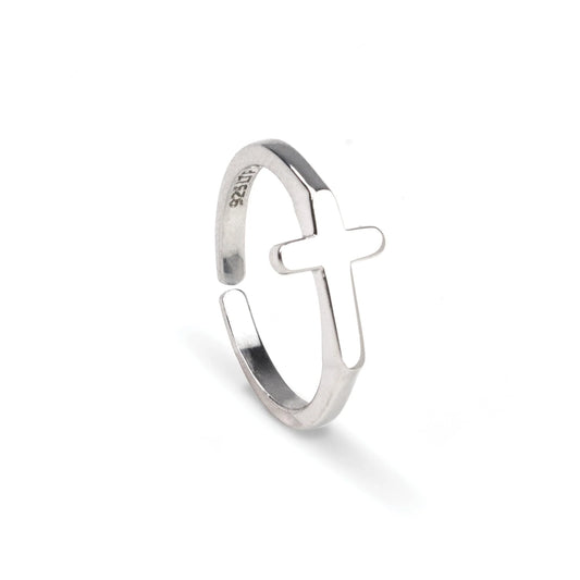 simple cross ring, size 6, adjustable