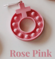 Decade Rosary Pop-It Keychain