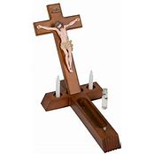 Painted Corpus Walnut Sick Call Set - 13"