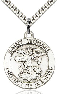 St. Michael Protect Me In Battle Medal