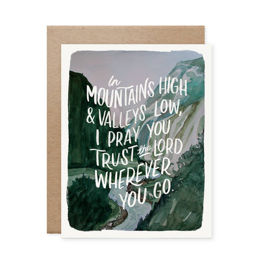 Mountains High & Valleys Low Card