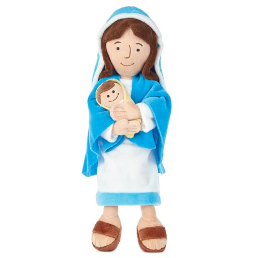 Mother Mary and Jesus Plush Doll