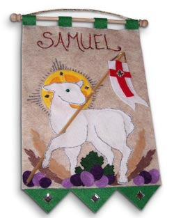 First Communion Banner Kit - Lamb of God (Green)