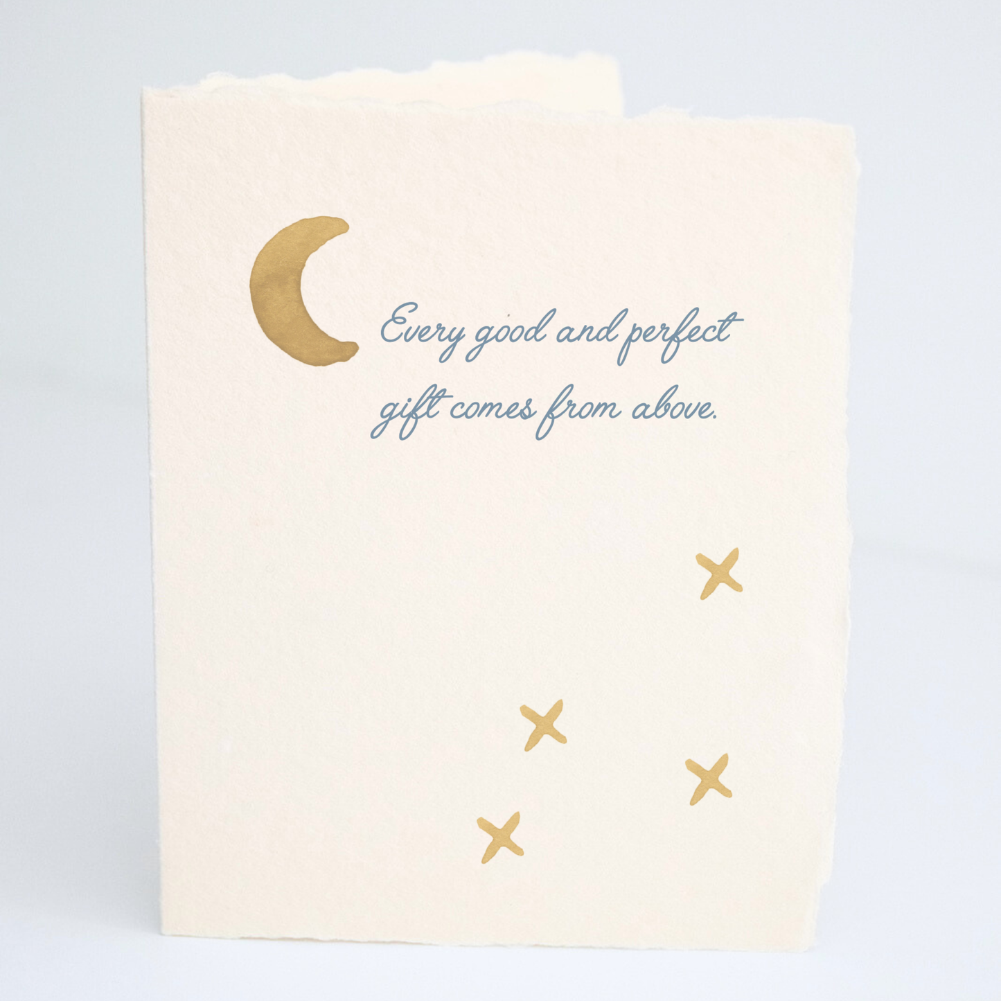 "Every good & perfect gift" Baby Congrats Greeting Card