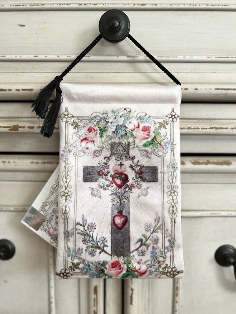 Cross and Hearts Pouch