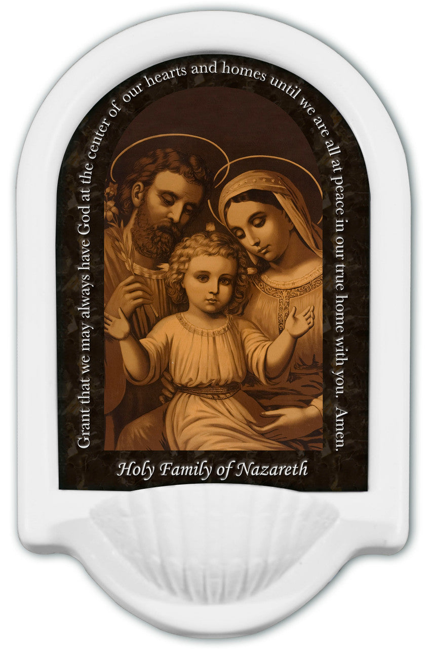 Holy Family of Nazareth Holy Water Font