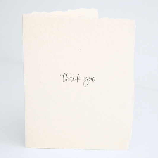 "Thank You" Greeting Card