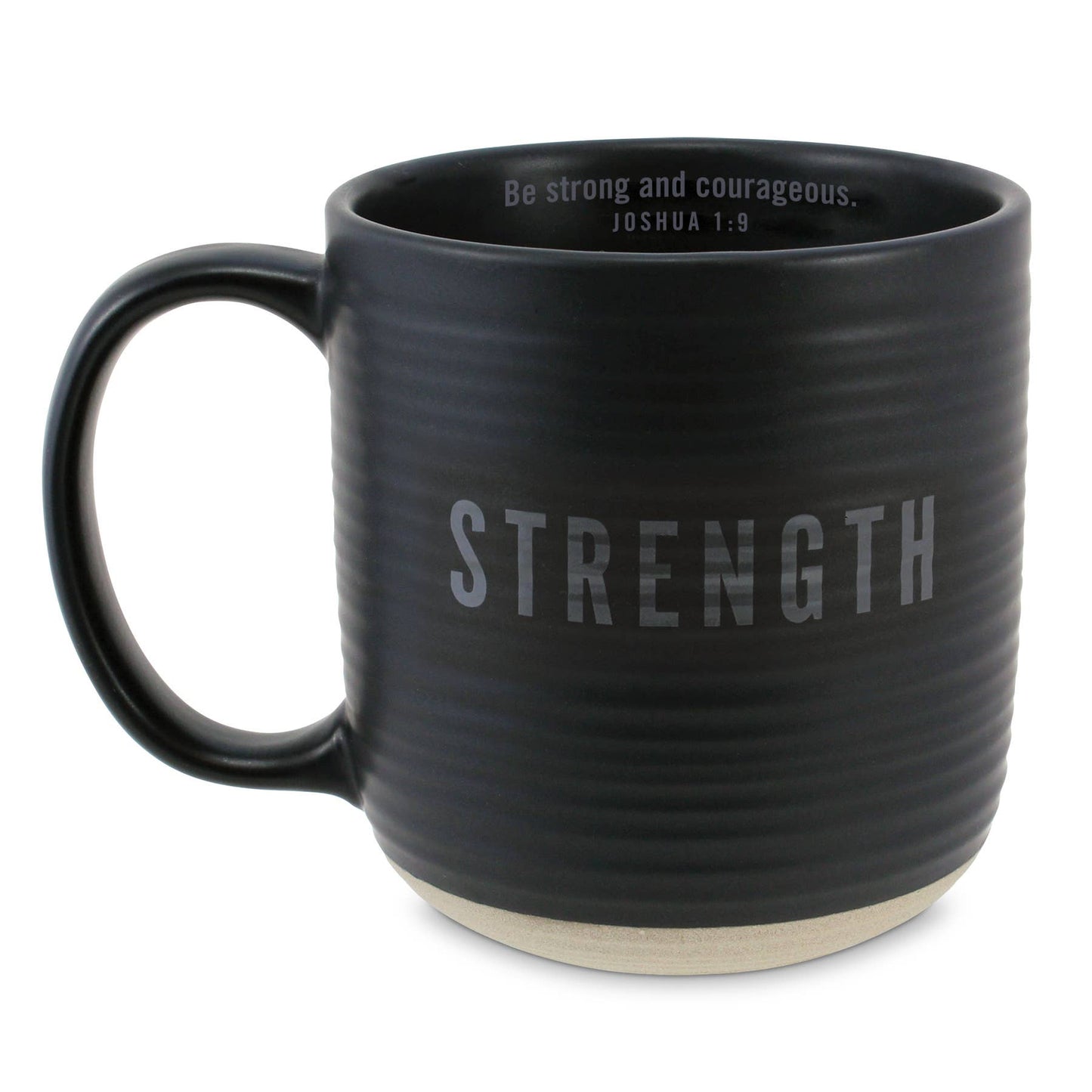 Coffeecup Textured Strength Black 20Oz