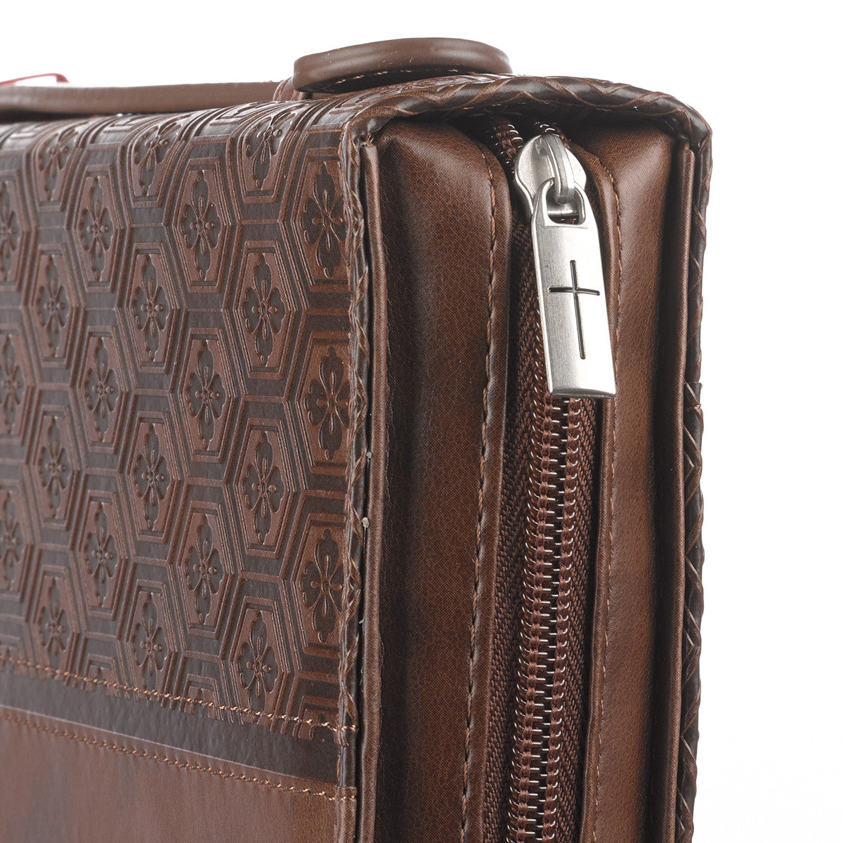 Trust In the Lord Brown Faux Leather Classic Bible Cover