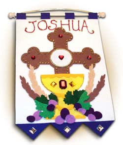 First Communion Banner Kit - Cross