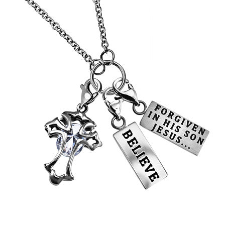 "Believe" Charm Necklace