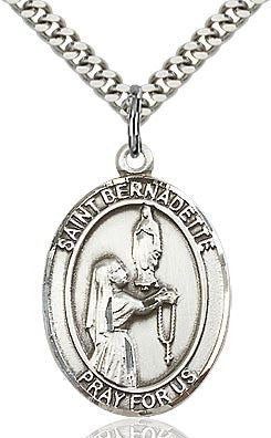 St. Bernadette Oval Medal