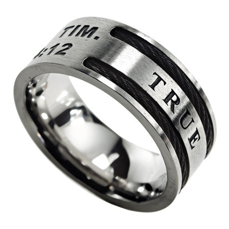 Cable Ring "True Love Waits"