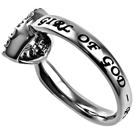 Open Heart Ring "Girl Of God"