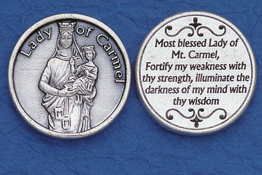 Lady of Mt. Carmel Pocket Token