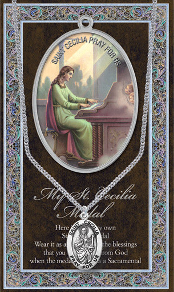St. Cecilia Pewter Medal