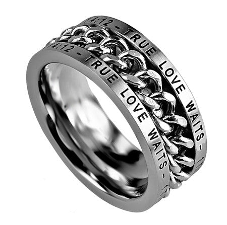 Chain Ring "True Love Waits"