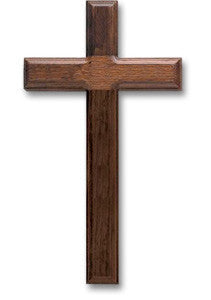 11" Beveled Wood Cross