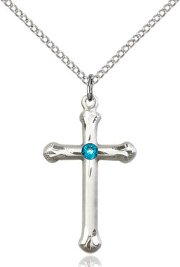 Birthstone Cross Necklace - Multiple Options