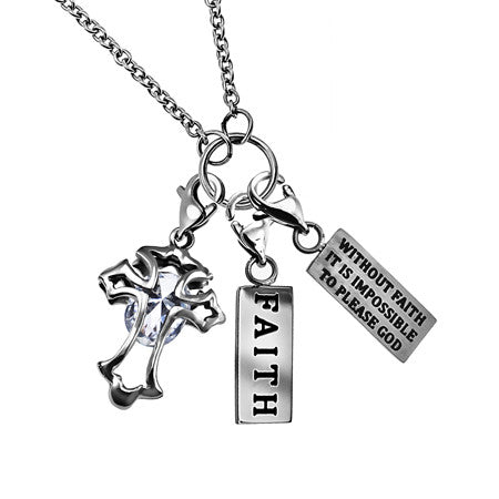 "Faith" Charm Necklace