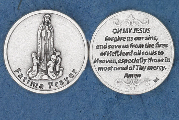 Fatima Prayer Pocket Token