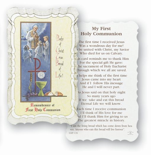 Communion Holy Card