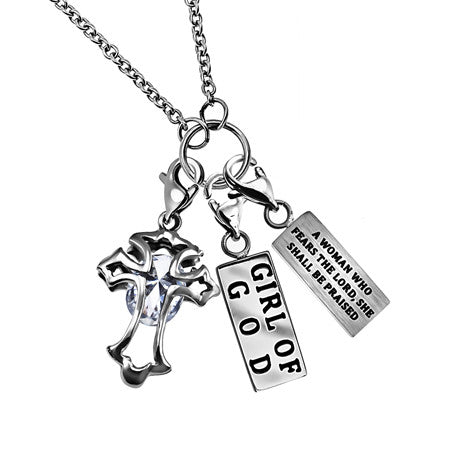 "Girl Of God" Charm Necklace