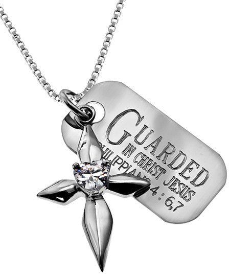 "Guarded In Christ Jesus" Necklace