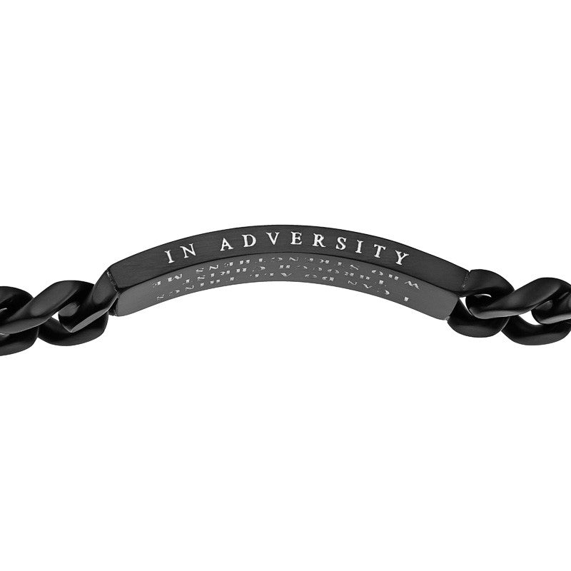 Black Neo Bracelet "His Strength"