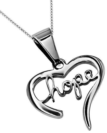 "Hope" Heart Necklace