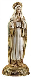 Immaculate Heart of Mary on Pedestal w/Drawer